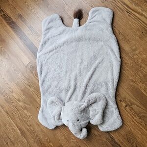 Pottery Barn Kids Elephant Critter playmat. Grey